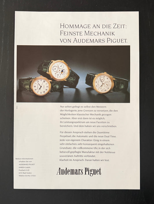 Audemars Piguet Advert 90´s