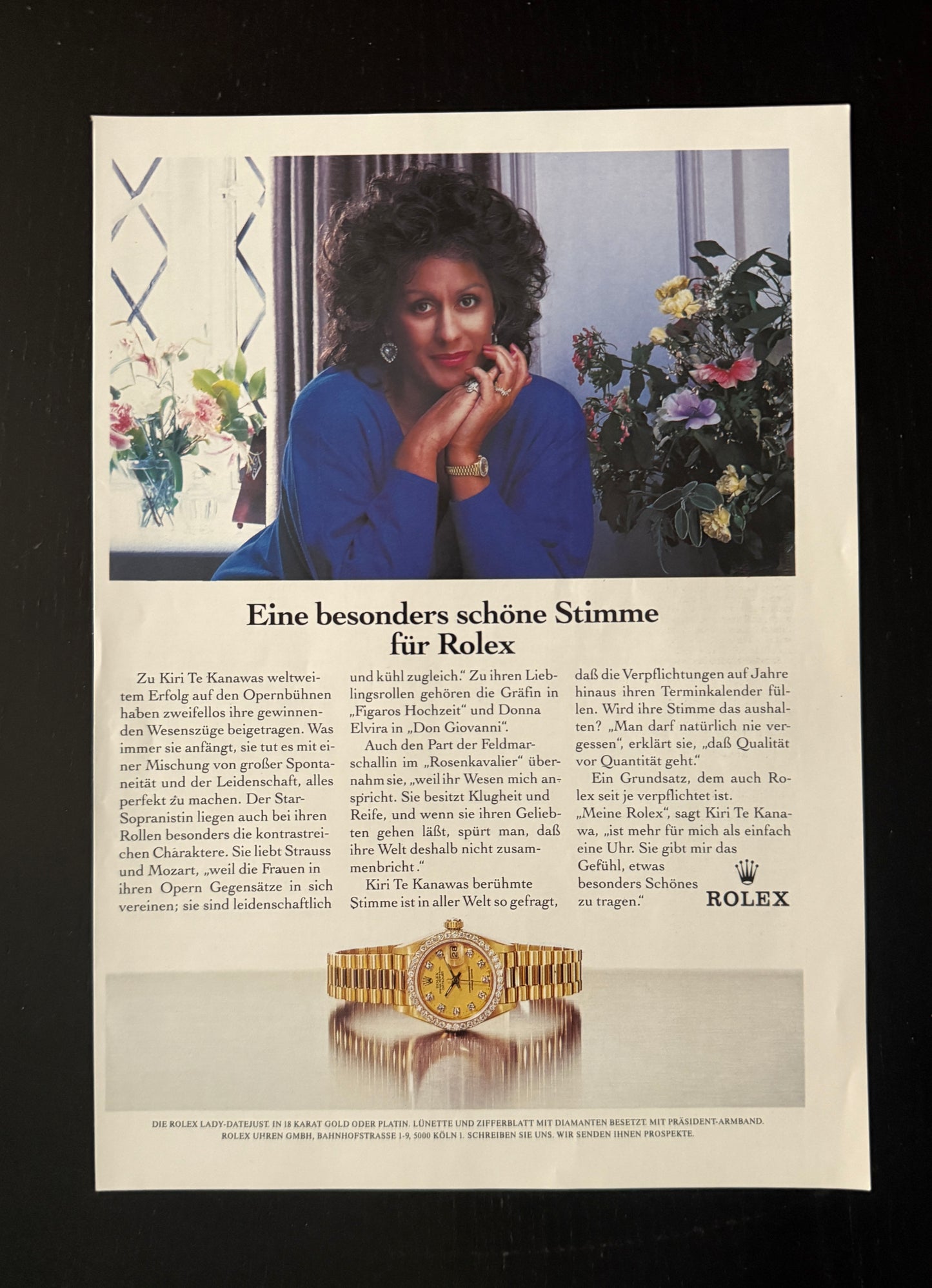 Rolex Datejust Advert 90´s
