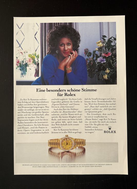 Rolex Datejust Advert 90´s